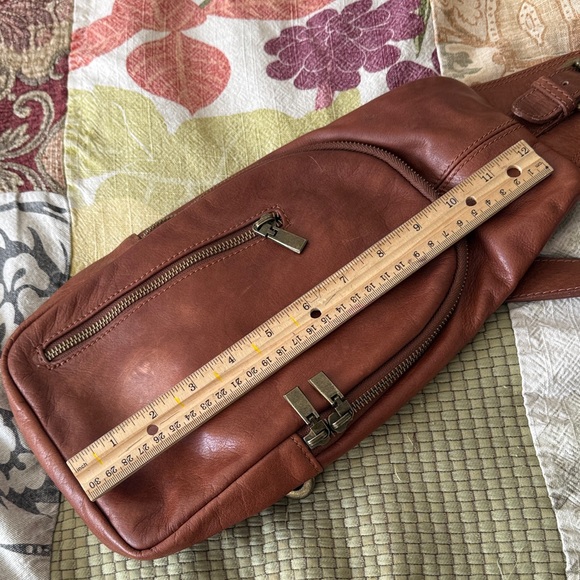 Brown Leather Sling Bag - Picture 5 of 6